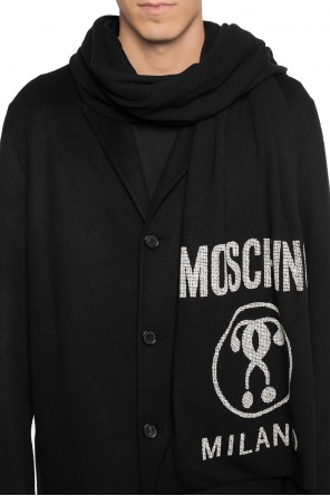 Logo-printed scarf, zdjęcie 2 Logo-printed scarf od Moschino